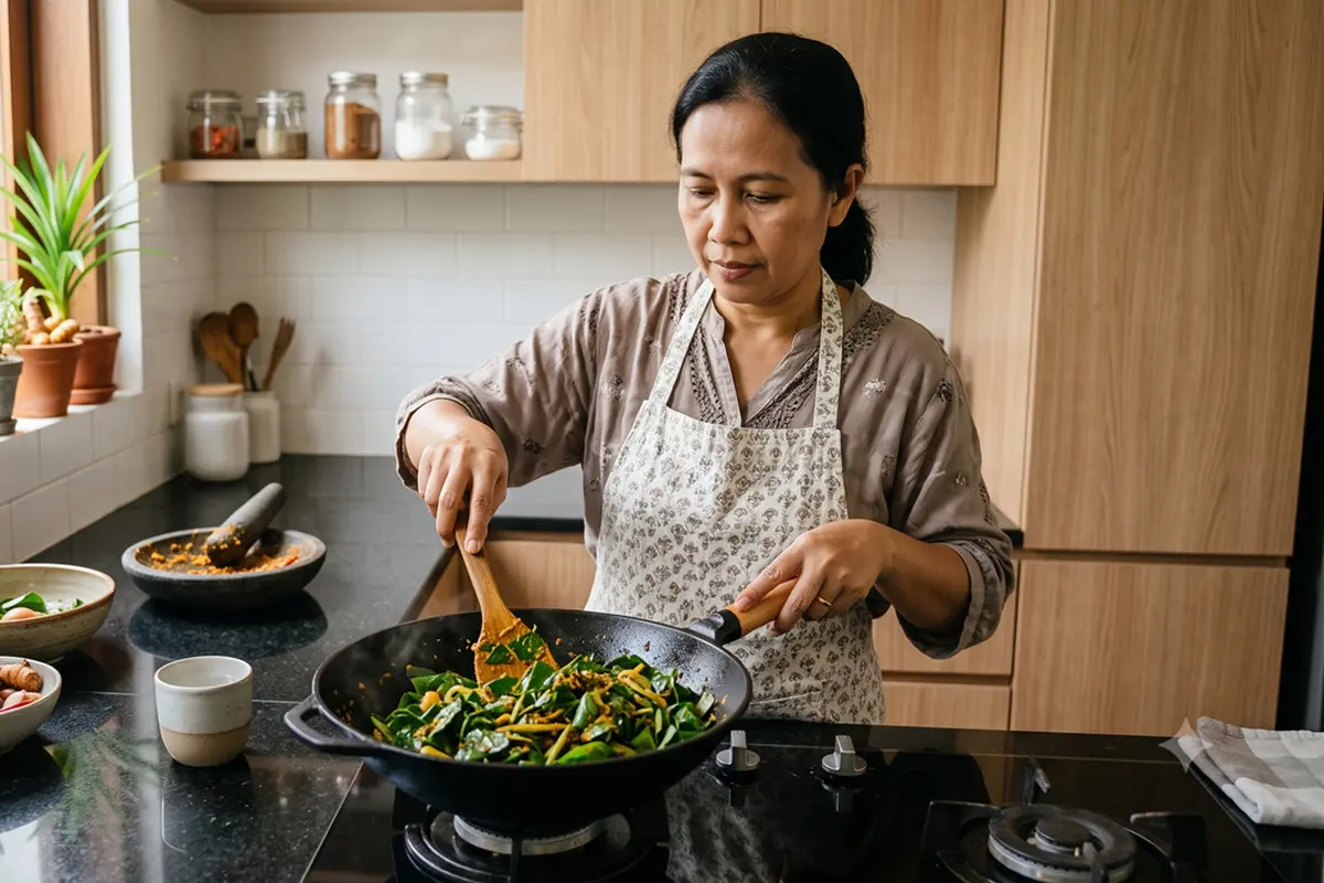 Resep Gecok Daun Singkong Khas Jawa
