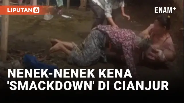 VIDEO: Miris, Wanita Muda Banting Nenek-nenek di Cianjur