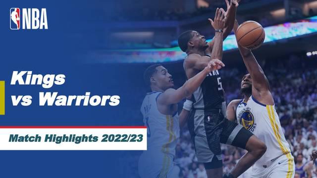 Berita Video, Highlights Babak 1 Playoffs NBA antara Sacrameto Kings Vs Golden State Warriros pada Minggu (16/4/2023)