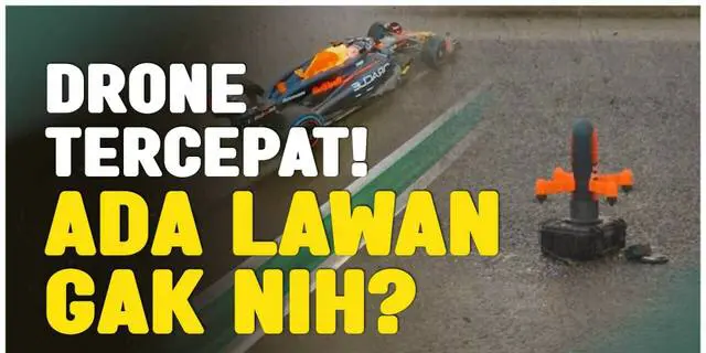VIDEO: Keren Abis! Drone Ini Miliki Kecepatan Setara Mobil Formula 1 Max Verstappen!