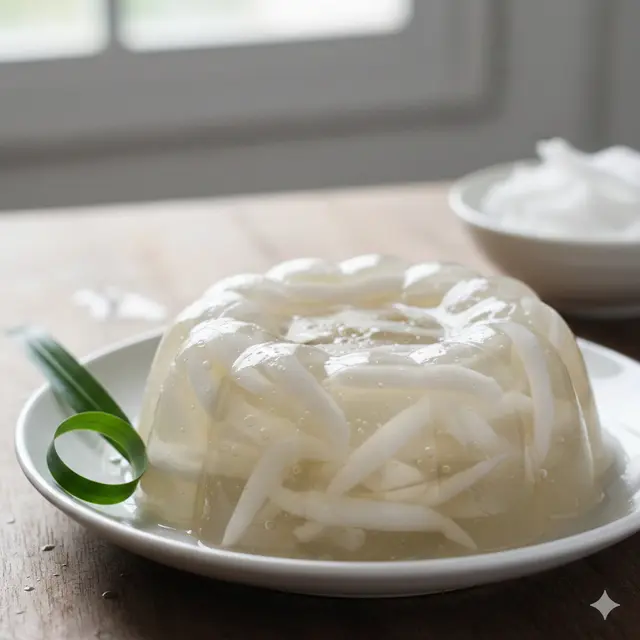 Resep puding tanpa susu (Foto: Gemini AI)