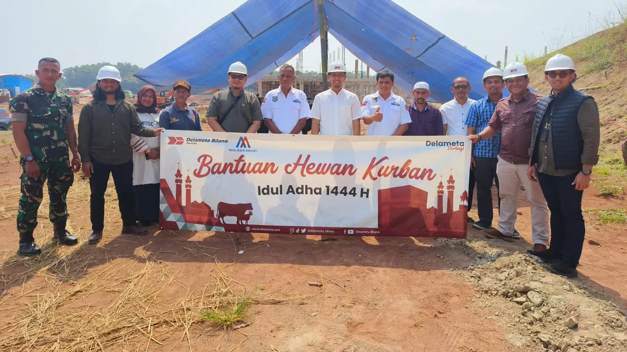 Sambut Idul Adha, PT Delameta Bilano Bagikan Kurban Sapi untuk Warga Sadang, Purwakarta