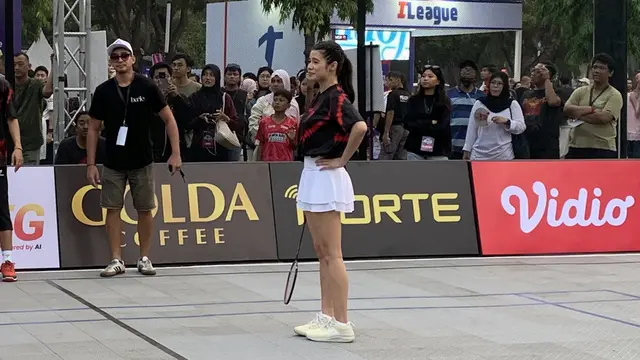 Maria Theodore Ikut Bermain Badminton di Vidio Sports Festival 2026