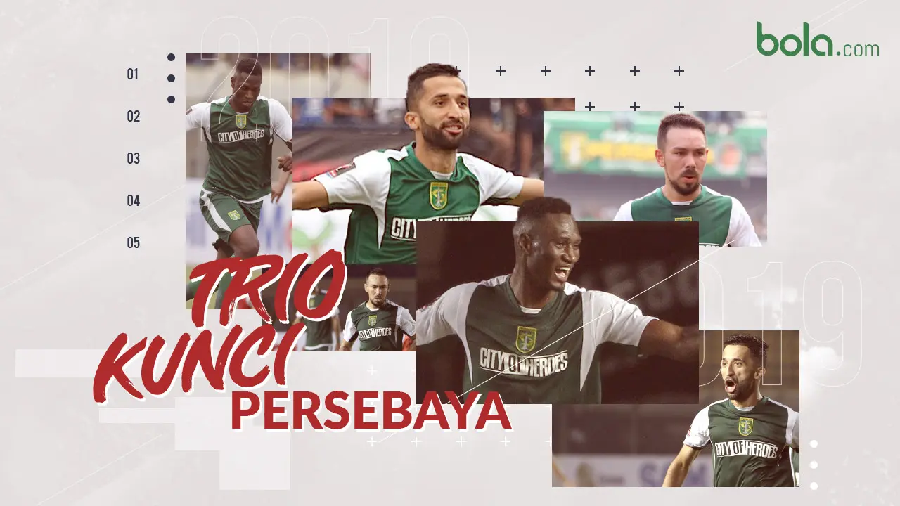 Trio Kunci Persebaya Surabaya