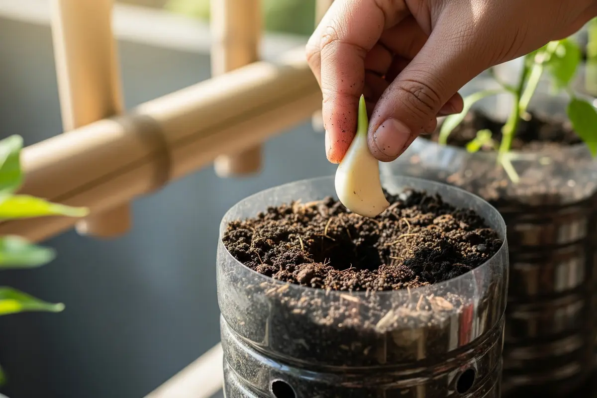 Cara Menanam Bawang Putih di Botol Plastik, Praktis untuk Pekarangan Sempit dan Mudah Dipanen