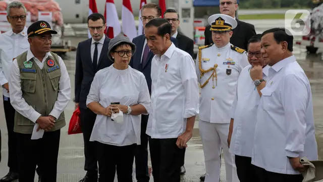 Presiden Joko Widodo Lepas Bantuan Logistik Untuk Korban Gempa Turki Suriah