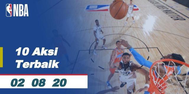 VIDEO: 10 Aksi Terbaik NBA 2 Agustus 2020, Ada Blocking Ciamik LeBron James