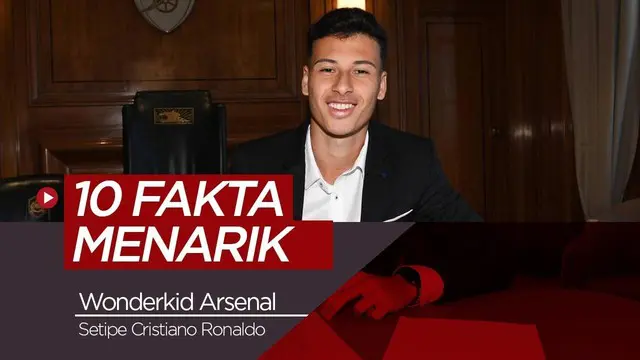 Berita video 10 fakta menarik wonderkid Arsenal yakni Gabriel Martinelli yang memiliki posisi yang sama dengan Cristiano Ronaldo