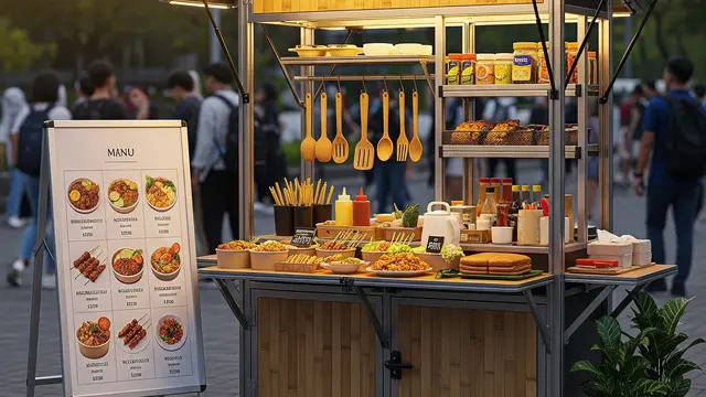 Desain Warung Makanan Kaki Lima