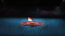 Ribuan orang memadati National Stadium saat menyaksikan pembukaan SEA Games 2015, Singapura, Jumat (5/6/2015). (Reuters)