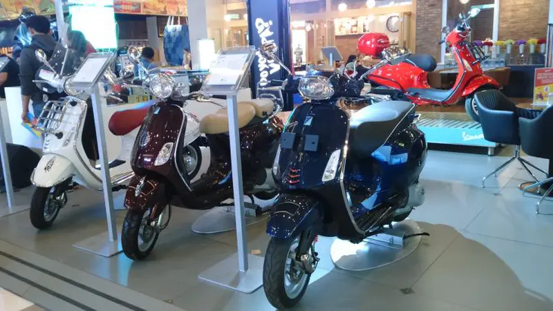 Piaggio Kembali Pamer Empat Merek Motor di Jakarta