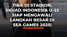 Skuad Timnas Indonesia U-22 tiba di Stadion 700th Anniversary of Chiang Mai untuk menghadapi Filipina pada laga pembuka Grup C SEA Games 2025, Senin (8/12/2025), dengan misi mempertahankan medali emas. Indra Sjafri membawa 23 pemain hasil evaluasi pemusatan latihan dan performa liga, namun harus ...