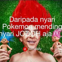 Jangan larut dalam kesedihan karena hingga kini belum dapat pacar, 10 kalimat kocak berikut ini mudah-mudahan bisa menghibur kamu ya. (Foto: Instagram/rinafi88)