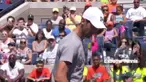 Tarian Novak Djokovic di acara Arthur Ashe Kids' Day membuat penonton histeris sehari sebelum pertandingan di AS Terbuka 2015 dimulai.