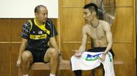 PBSI ingin membawa pulang Hendrawan (kiri), yang kini melatih Lee Chong Wei di Malaysia. (The Star Malaysia)