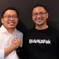 Perubahan komposisi di level C-Suite meliputi suksesi peran Chief Executive Officer (CEO) dari Achmad Zaky, salah satu dari tiga pendiri Bukalapak, ke Rachmat Kaimuddin sebagai CEO baru. Dok: Bukalapak