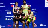 Fajar/Fikri harus puas jadi runner-up Singapore Open 2026 usai kalah dari pasangan India, Satwiksairaj Rankireddy/Chirag Shetty. (Dok. PBSI)