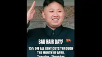 Kim Jong-un Jadi `Bintang Iklan` Salon di Inggris, Korut Protes
