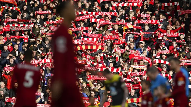 Fans Liverpool Bereaksi Takut Premier League Ditiadakan dan Tanpa Juara