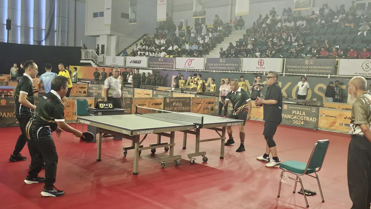 Pembukaan Kejuaraan Terbuka Tenis Meja Piala Pangkostrad Tahun 2024