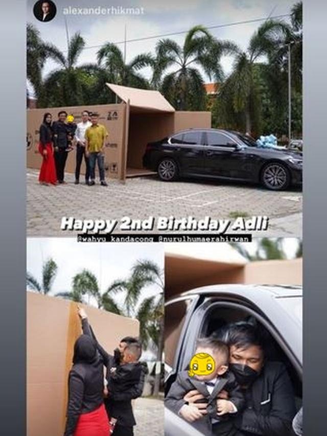 Viral Pengusaha Beri Kado Mobil Anaknya yang Masih Balita, Ini 6 Potretnya