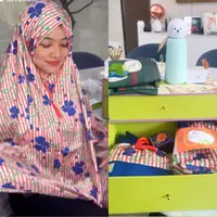 Potret Isi Hampers Lebaran Raffi Ahmad dan Nagita Slavina yang dibagikan Titi Kamal.credit: Instagram @titi_kamall