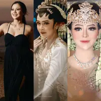 Bella Bonita menghadirkan berbagai gaya makeup di rangkaian acara pernikahannya dengan Denny Caknan, lihat di sini potret detailnya.