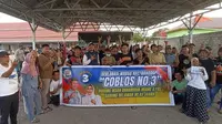 Ratusan Warga Bahodopi Deklarasi 'Coblos Nomor 3' Menangkan Iksan-Iriane di Pilkada Morowali