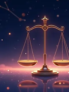 logo ramalan zodiak libra (sumber: AI generated)