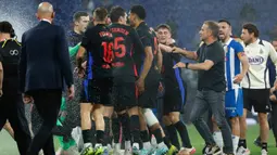 Barcelona sukses mengalahkan tuan rumah dengan dua gol tanpa balas. (AP Photo/Joan Monfort)