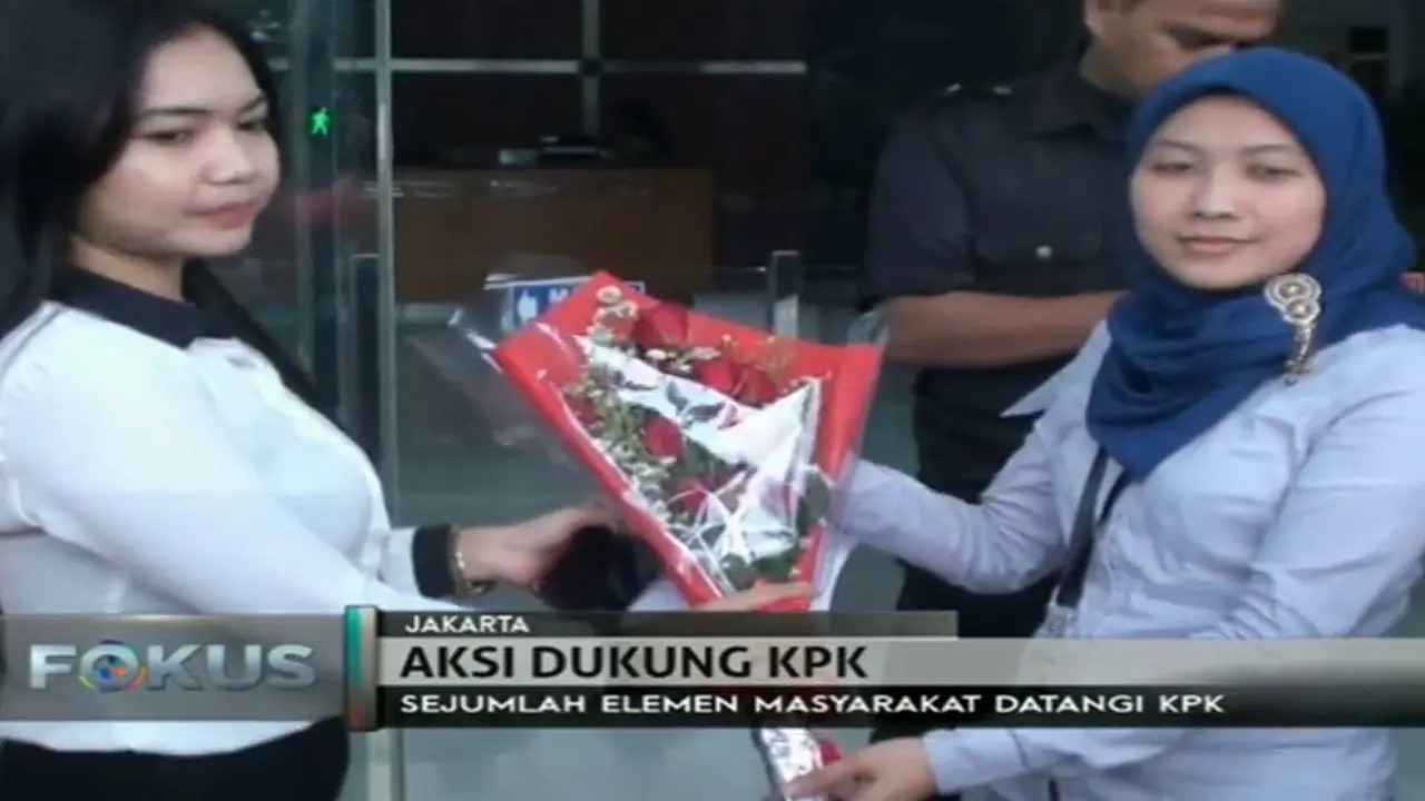 Warga Dukung KPK Jawab Tantangan Fahri Hamzah