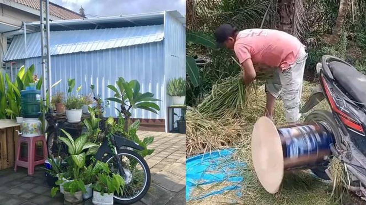 7 Potret Nyeleneh Alih Fungsi Motor, Ada yang Bajak Sawah