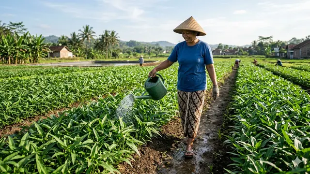 Penyiraman Awal dan Proses Perkecambahan