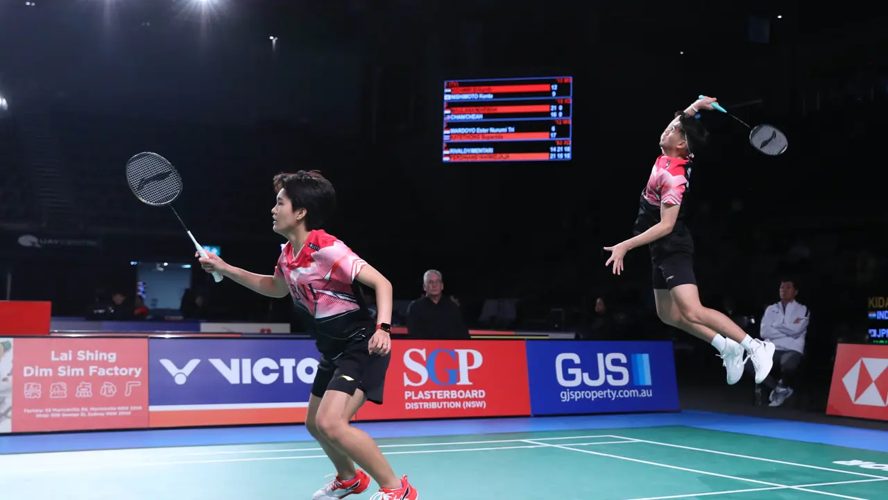 Adnan Maulana/Nita Violina Marwah - Australian Open 2023 - Bulu Tangkis
