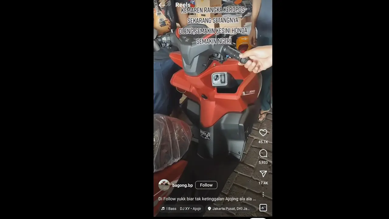 Urusan Rangka eSAF Belum Usai, Netizen Keluhkan Setang Motor Honda Oleng