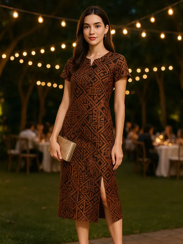 Model Batik Modern Biar Enggak Terlihat Tua Saat Kondangan Malam