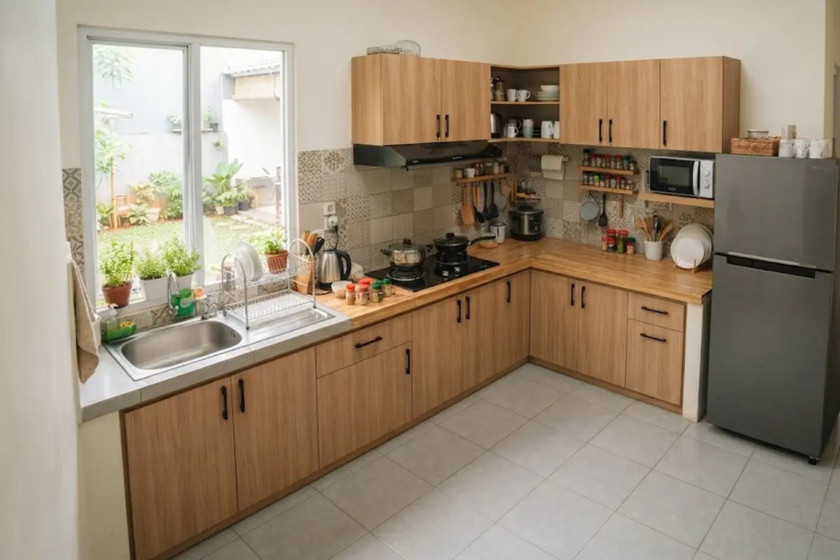 Model Dapur yang Cocok untuk Rumah Memanjang