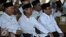 Wagub DKI Jakarta, Djarot Saiful Hidayat saat menghadiri acara Kesyukuran 90 Tahun Gontor di Masjid Istiqlal, Jakarta, (28/5). Pondok pesantren yang berlokasi di Jawa Timur ini memasuki usianya yang ke-90 tahun pada 2016 ini. (Liputan6.com/Helmi Affandi)