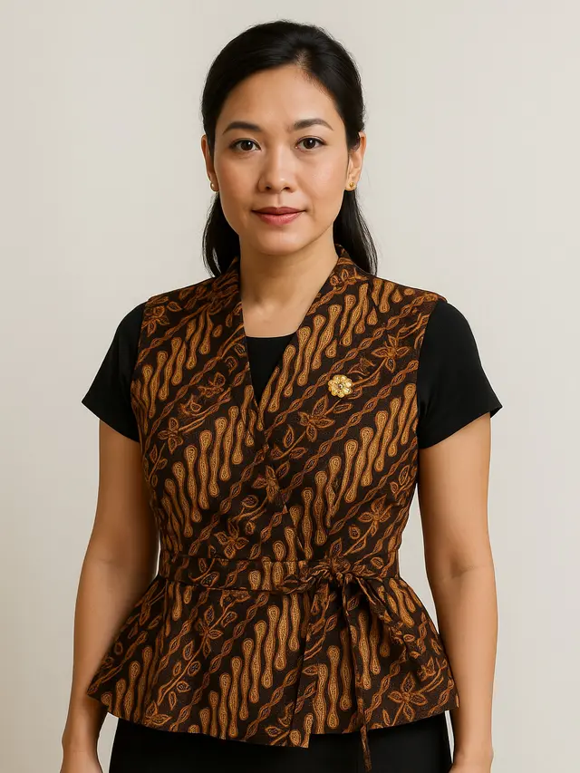 Model Rompi Batik Tali Samping (Foto: ChatGPT)