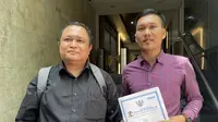 Penasihat hukum selebgram Fransiska Candra Novita Sari alias Siskaeee mengajukan penanggunan pehananan ke Polda Metro Jaya, Kamis (25/1/2024). (Liputan6.com/ Ady Anugrahadi)