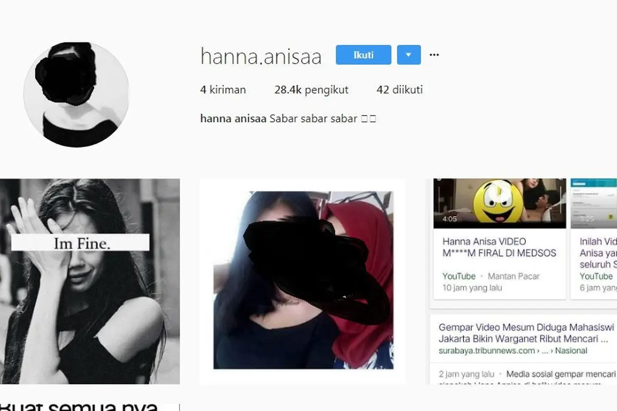 [Bintang] Diduga Jadi Pelaku Video Mesum, Ini Instagram HA?