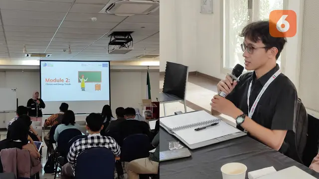Penyampaian materi oleh Amira Bilqis dalam I-ACT, peserta turut aktif berdiskusi.