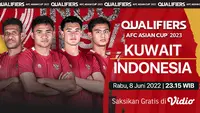 Nonton Link Streaming Qualifers AFC Asian Cup 2023 Indonesia Vs Kuwait Live Vidio