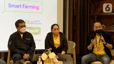 Waketum Asosiasi Internet of Things Indonesia (ASIOTI) Andri Yadi saat menjadi pembicara dalam solusi pintar berbasis IoT pada Expo 2020 Dubai di Uni Emirat Arab, Jumat (25/12/2021). Ditjen SDPPI Kementerian Kominfo bersama ASIOTI memperkenalkan solusi berbasis IoT. (Liputan6.com/HO/Kominfo)