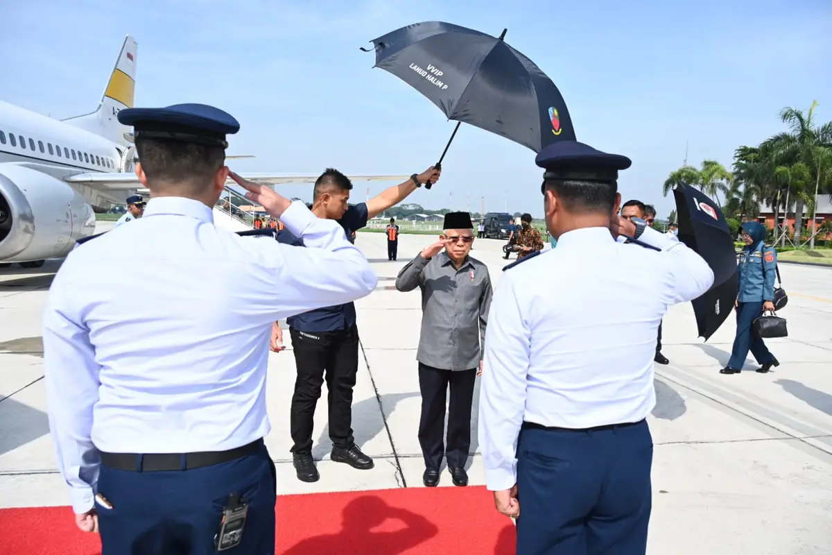 Wakil Presiden (Wapres) Ma'ruf Amin memulai agenda kunjungan kerja ke Papua, pada hari ini, Selasa (11/7/2023).