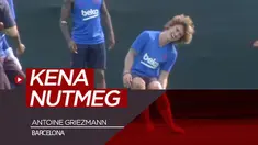 Berita video momen Antoine Griezmann kena nutmeg dua kali saat latihan perdana bersama Barcelona.