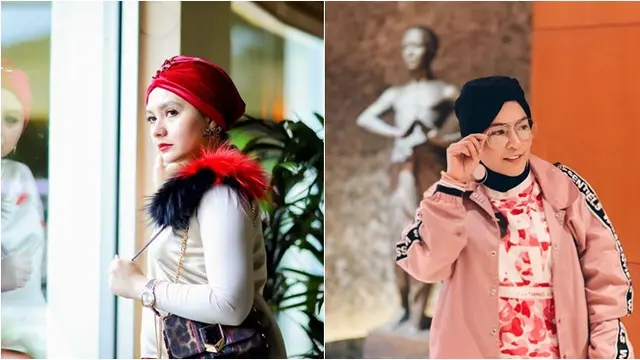 Sama-sama Senang Gunakan Turban, Ini 7 Beda Gaya Astrid Kuya dan Viona Rosalina