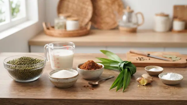 Bahan Bubur Kacang Hijau Susu Full Cream