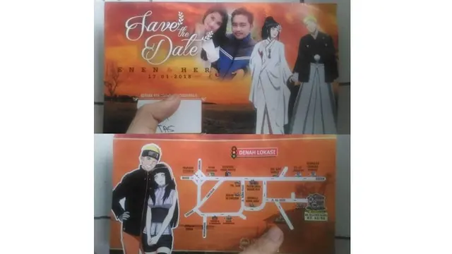 6 Potret Nikahan Konsep Naruto Ini Bikin Ngakak