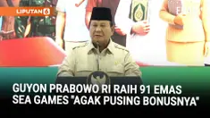 Presiden Prabowo Subianto merasa senang atas prestasi atlet-atlet Indonesia yang meraih 91 medali emas pada SEA Games Ke-33 Tahun 2025 di Thailand.